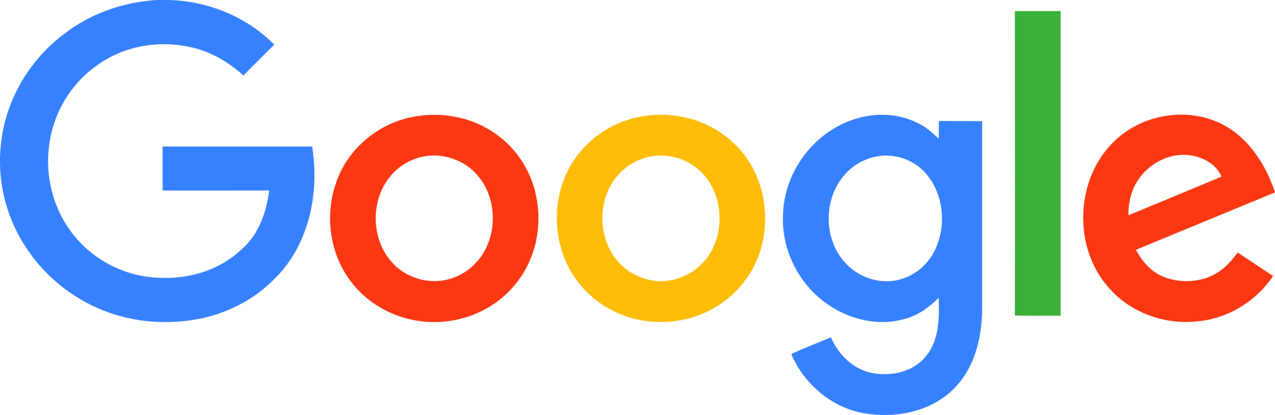 The image shows the Google logo in blue, red, yellow, and green letters on a white background.