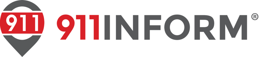 911inform logo with a red "911" inside a location pin icon, followed by the word "INFORM" in gray capital letters.
