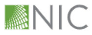 NIC logo with a green square containing a white abstract pattern next to the gray letters "NIC" on a white background.