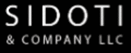 White text on a black background reads "SIDOTI & COMPANY LLC.